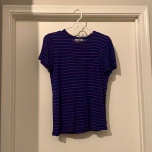 Loose fitting stripe top